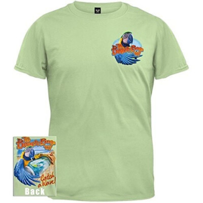 The Beach Boys Men's T-shirt Medium Parrot Logo Lime Green Short Sleeve NWOT