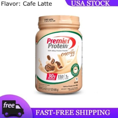 Premier Protein 100% Whey Protein Powder, Café Latte, 30g Protein, Freeship