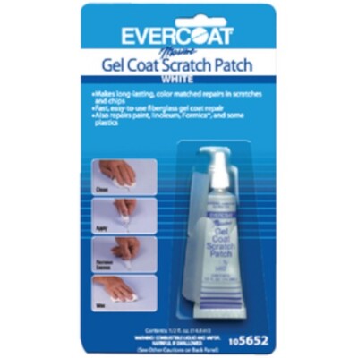 Evercoat Marine Gel Coat Scratch Patch, White - 1/2''