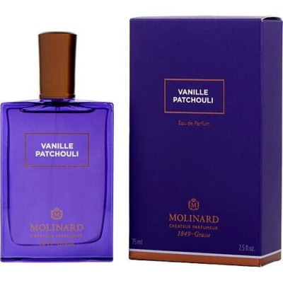 VANILLE PATCHOULI-MOLINARD-WOMEN-EDP-SPRAY-2.5 OZ-75 ML-AUTHENTIC-MADE IN FRANCE