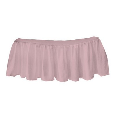 Solid Ruffled Crib Skirt, Pink