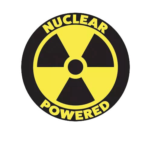 Nuclear Powered Sticker