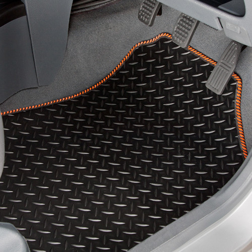 Toyota Avensis 2011 Onwards Tailored Rubber Car Mats Orange