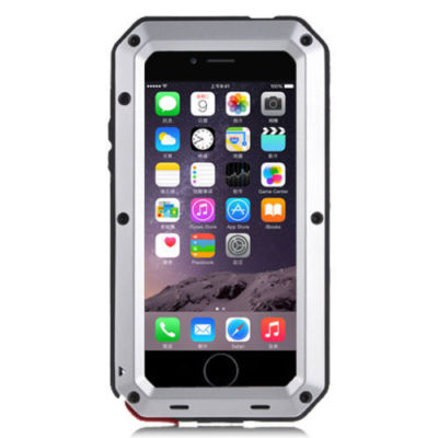 For Apple iPhone 7 / 8 Plus Shockproof Metal Frame w/Screen Protector Case Cover