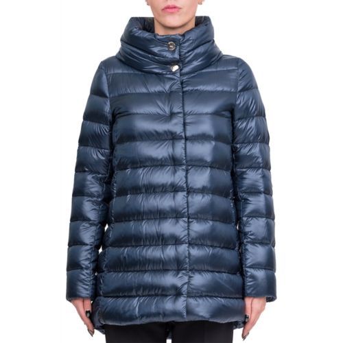 ダウンジャケット・コート HERNO FW24 Medium down jacket with hood (PI0660D 9389) Herno Zip-up Hooded Down Jacket | italist