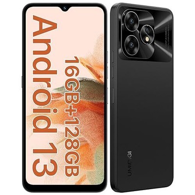  A15C (16+128GB) Android 13 NFC Unlocked Cell Phone|48MP Graphite Black