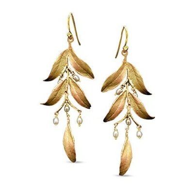 MICHAEL MICHAUD Tapestry Statement Wire Earrings 3545