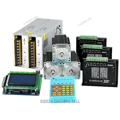 3Axis CNC Kit TB6600HG Controller 2.5Nm Nema23 Motor Professional G-code Rec