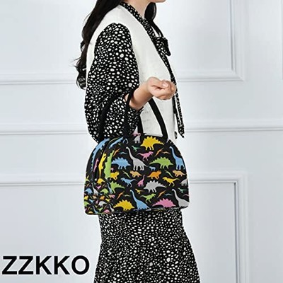 Dinosuar Animals Lunch Bag Box Tote Organizer Lunch Container Insulated Zippe...