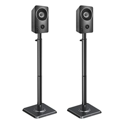 S Height Adjustable Speaker Stand For Vizio Polk Jbl Sony Speaker