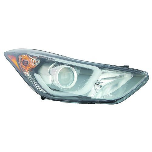 Stanley HM-34M-S 12V halogen motorcycle headlight 60/55W Chrome