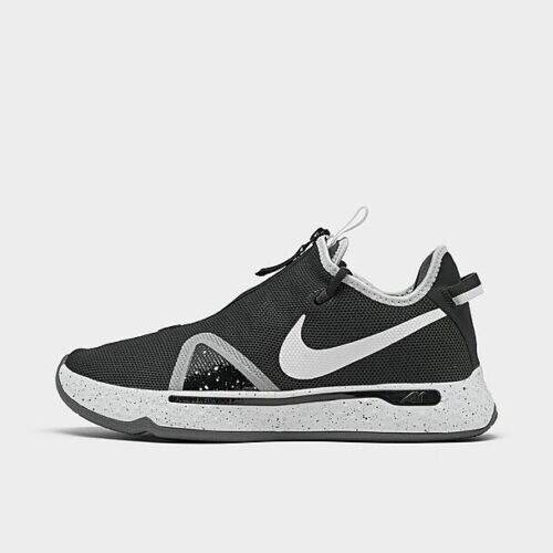 Nike PG 4 TB Paul George Black White Grey Basketball Shoes