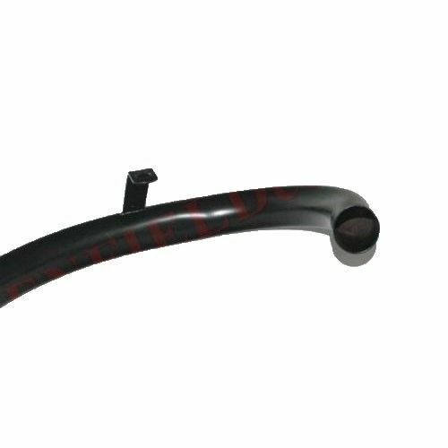 Fits Royal Enfield Bullet 500 Exhaust Silencer Bend Pipe Black Powder Coated 