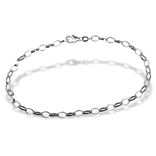 Echtschmuck-Halsketten & -Anhänger ohne Stein Ankerkette
