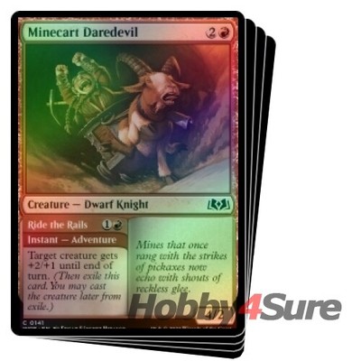 Foil Minecart Daredevil X4 M/NM Magic: The Gathering MTG Wilds Of Eldraine