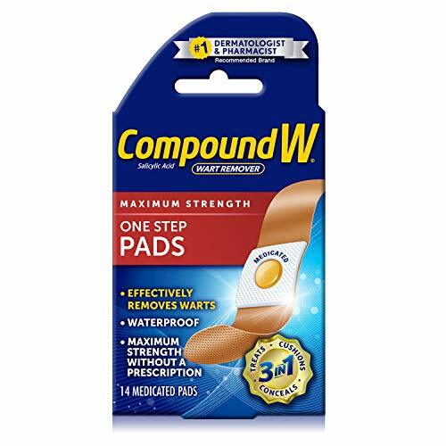 Compound W One Step Pads Salicylic Acid Wart Remover