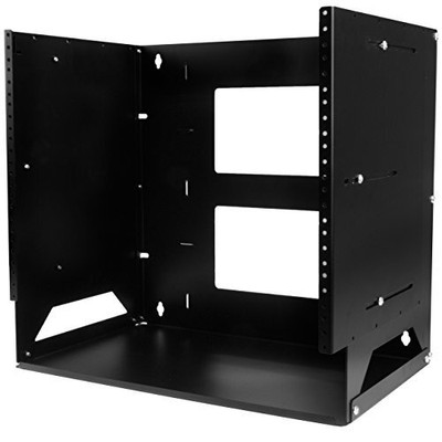 StarTech.com 8U Open Frame Wall Mount Network Rack w/ Built in Shelf - 2-Post Ad