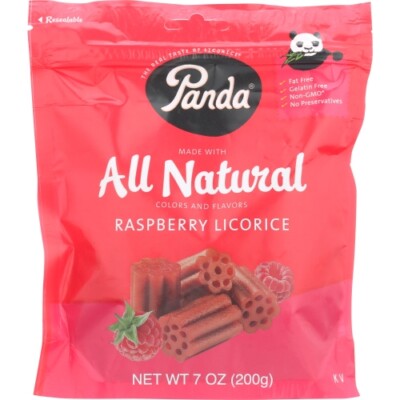 Licorice Chew Rspbrry  7 Oz(Case Of 8) By Panda
