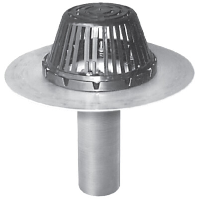 Marathon Aluminum Fast Flow Roof Drains - Retrofit 4'' w/ClampRing, ExpandingTape