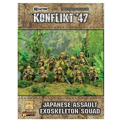 Warlord Games Конфликт 47 Японский штурмовой отряд скелетов Exo WLG 452211204