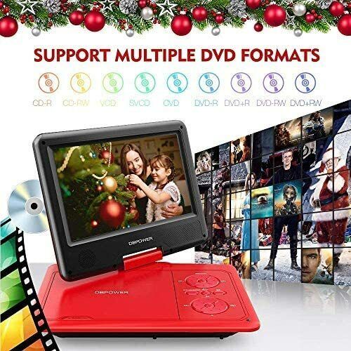 DBPOWER 11.5" Full HD Portable DVD Player Rechargeable Batte