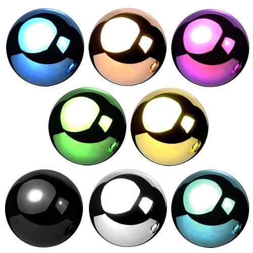 Piercing Schraubkugel Ersatz Verschlusskugel Innengewinde Edelstahl Kugel Ball