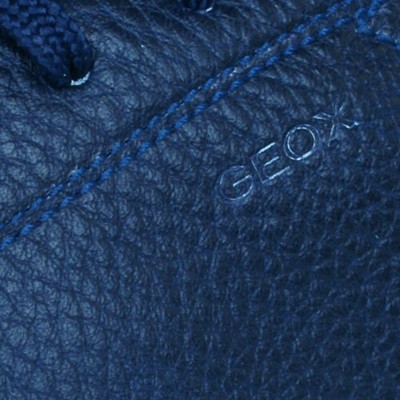 GEOX GEOX U RICKY B HERREN LEDER SNEAKER - DUNKELBLAU - WELTWEITE LIEFERUNG