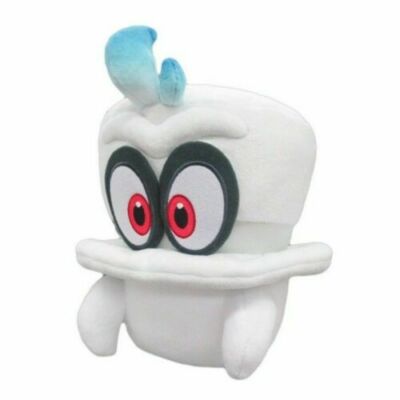 Super Mario Bros Odyssey White Cappy Plush Doll Stuffed Animal Toy 8 inch Gift