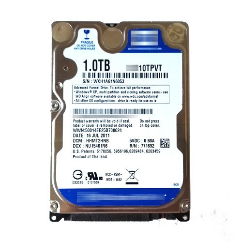 Western Digital WD10TPVT（2.5インチ HDD 1TB） Western Digital WD10TPVT（2.5インチ HDD 1TB） Amazon.co.jp