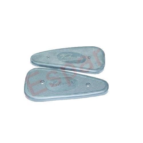 Velocette Petrol Fuel Tank Black Rubber Knee Pad Set  