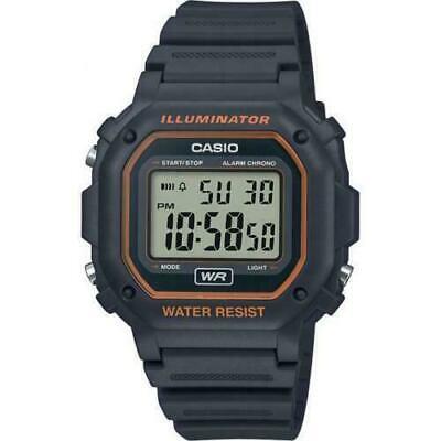 Casio F108WH-8A2, часы с хронографом, темно-серая смола, будильник, батарея на 7 лет