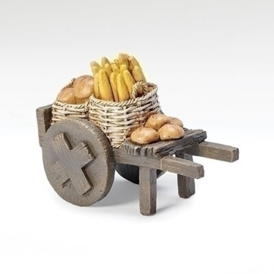 Fontanini 5'' Scale Bread Cart Nativity Accesory Piece 55642 NEW