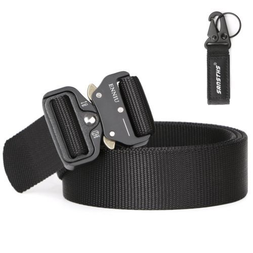 TAC SHIELD Cobra Buckle Gun Belt - Coyote Color, Medium Size Tactical Belt With 2000 Lb Buckle