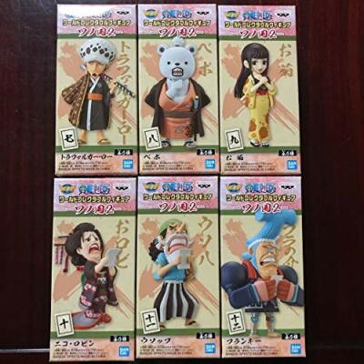 One Piece World Collectable Figure Wano Kuni 2 All 6 types set