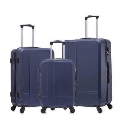 3 Pieces 20/24/28 Wheel Luggage Durable Lightweight Rotating Hard Shell Luggage