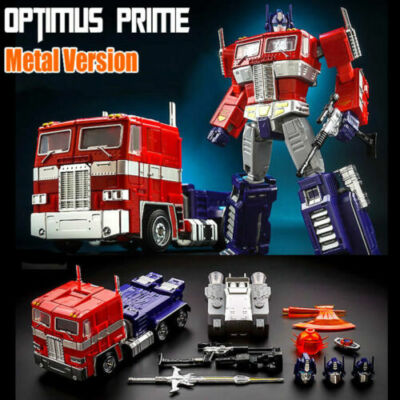 Transformer MP10V Optimus Prime Metal Version 8'' Actionfigur LKW Roboter Größe