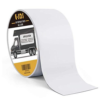 E-SDS RV Sealant Tape, 4 Inch x 50 Foot Roof Tape UV & 4in*50ft, White 