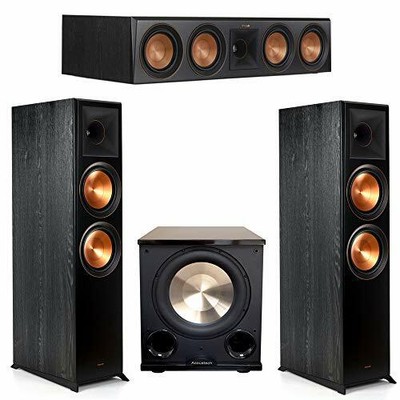 Klipsch 3.1 Ebony System with 2 RP8000F, 1 RP504C, 1 PL-200II