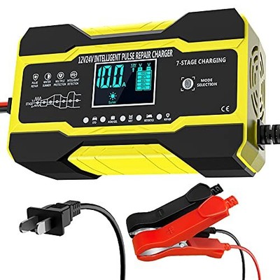 10amp 12v Car Battery Charger 24 Volt 5a Intelligent Automatic Battery Charger/m