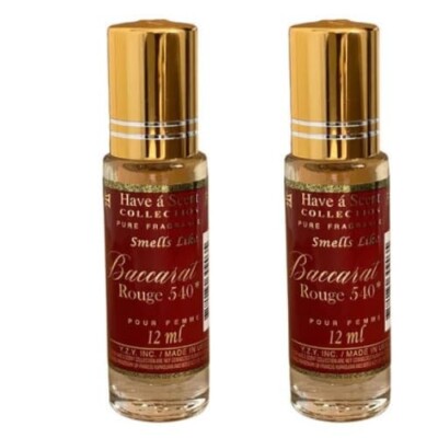 Smell Like BACCARAT ROUGE 540 12ml (Set of 2)