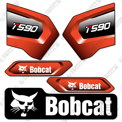 Fits Bobcat T590 Stage 5 Track Loader Decal Kit - 7 YEAR OUTDOOR 3M VINYL!