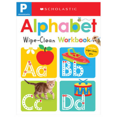 Wipe-Clean Workbook: Pre-K Alphabet (Scholastic Early Learners) - GOOD