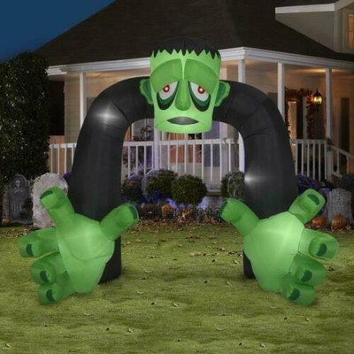 Halloween Archway Monster Inflatable 10 Ft Air-Blown Giant Outdoor Decoration