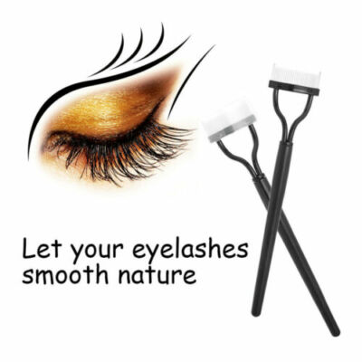 2 pcs Makeup Eyelash Metal Brush Comb Lash Separator Mascara Lift Curl To