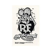 Rat Fink Fever R.F. Aufkleber Big Daddy Moon of Japan Mooneyes Kustomizing Rock