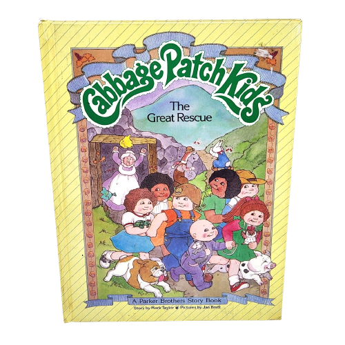 あにまる。 VINTAGE 1984 CABBAGE PATCH KIDS THE GREAT RESCUE CHILDRENS PICTURE