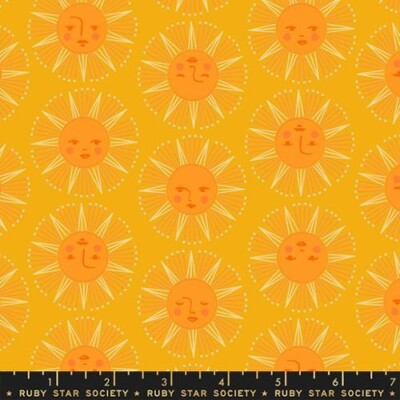 1/4 Yard 9x42 Moda Ruby Star Society ''Rise And Shine'' Sundream Buttercup Suns