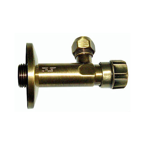 Eckventil Mit Absperrvorrichtung Messing GebÃ¼Rstet FÃ¼R Waschtisch Bidet SpÃ¼Le