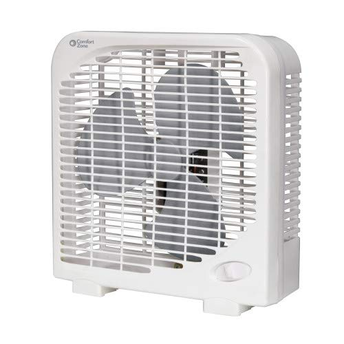 Comfort Zone Cz9bwt Portable 9 Inch 2 Speed Quiet Box