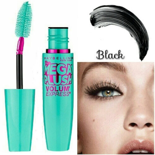 Mascara Volum Express The Mega Plush Noir Maybelline